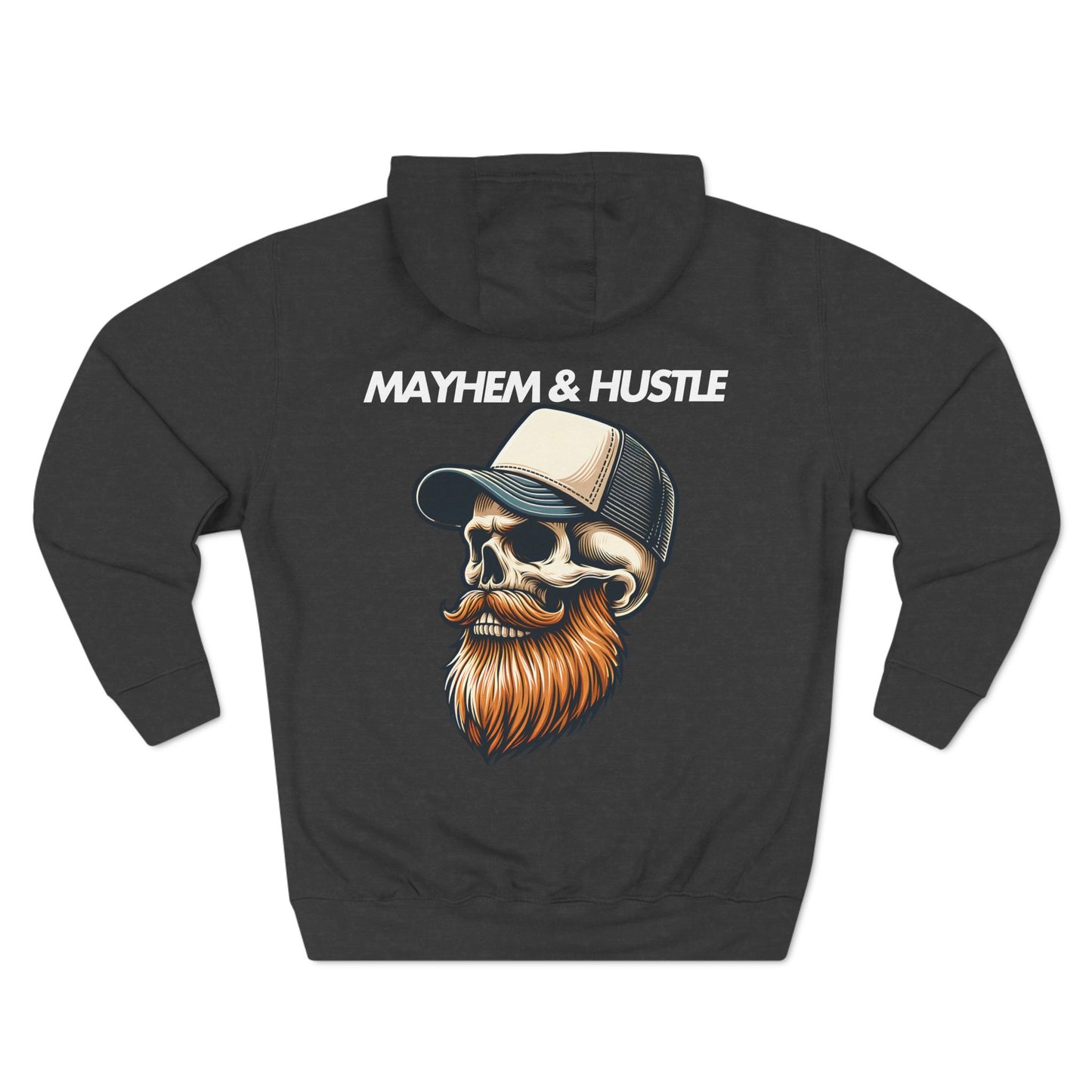 Mayhem & Hustle Skull Hoodie