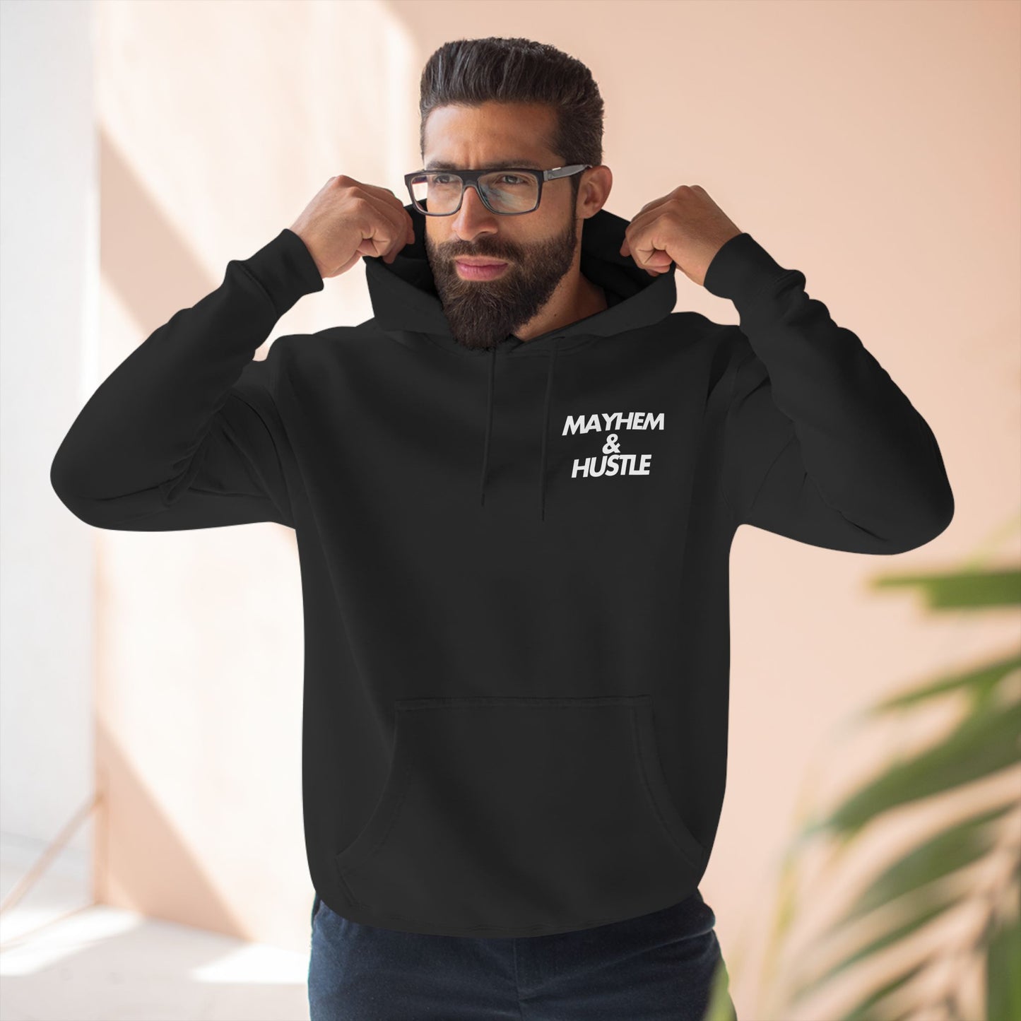 Mayhem & Hustle Skull Hoodie