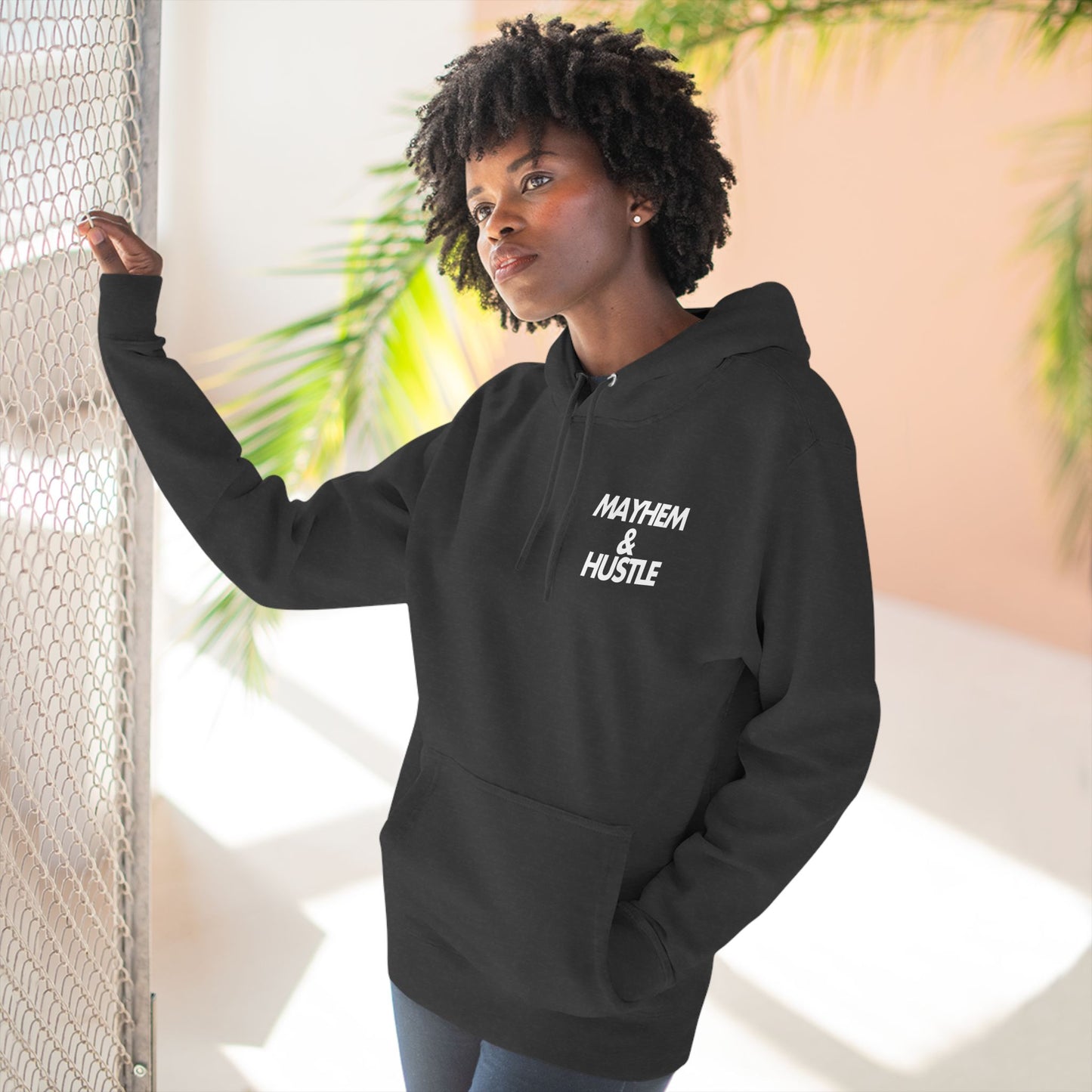 Mayhem & Hustle Skull Hoodie