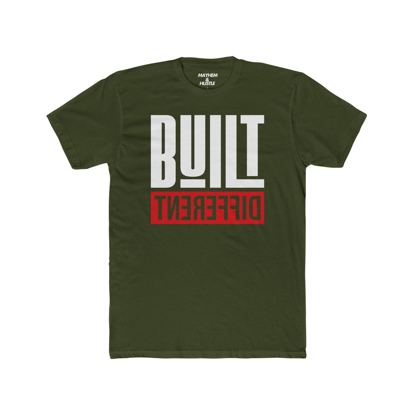 "Built Different" Graphic T-Shirt – Mayhem & Hustle Apparel