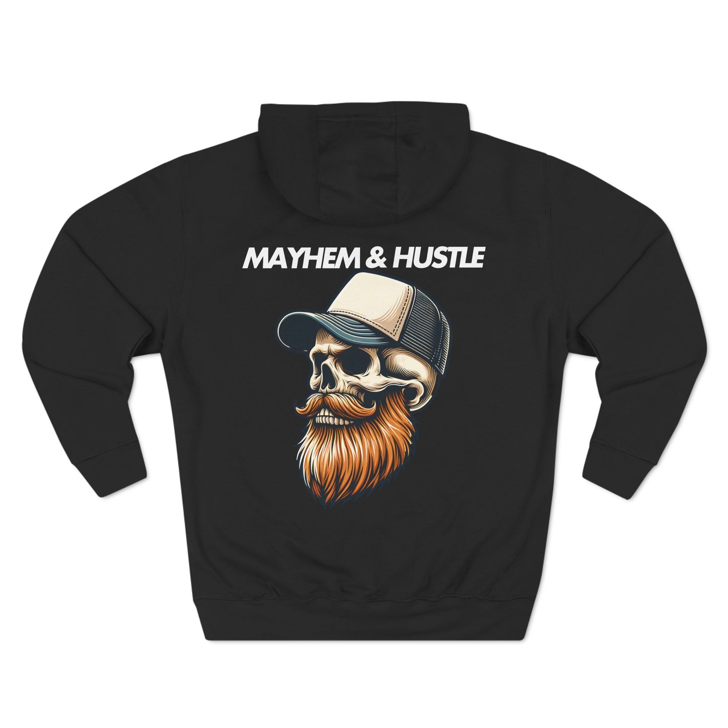 Mayhem & Hustle Skull Hoodie