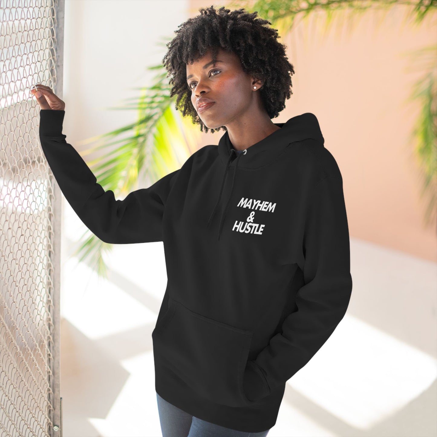 Mayhem & Hustle Skull Hoodie