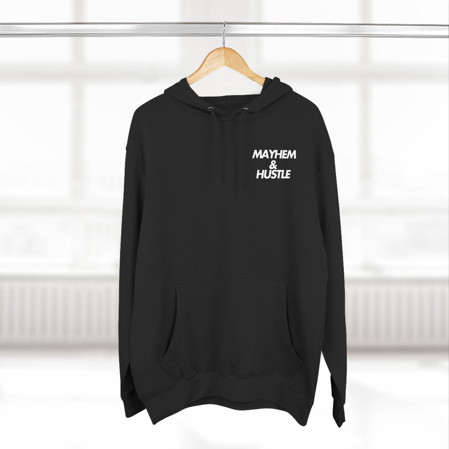 Mayhem & Hustle Skull Hoodie