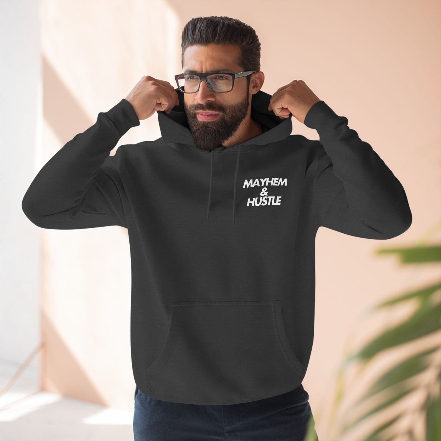 Mayhem & Hustle Skull Hoodie